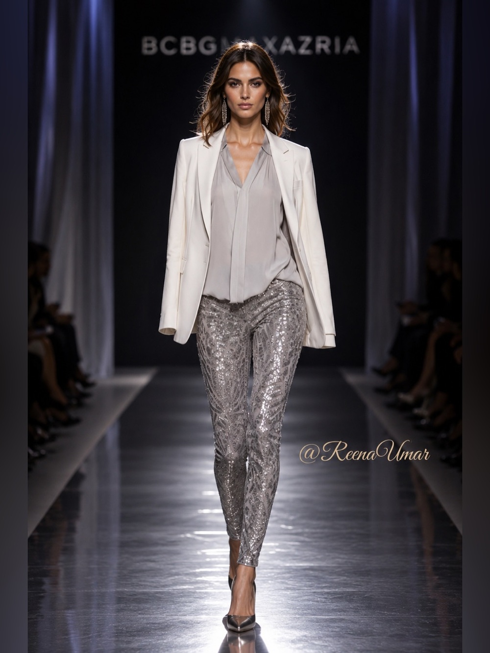 NWT BCBGMAXAZRIA “Selby” Sequins Leggings